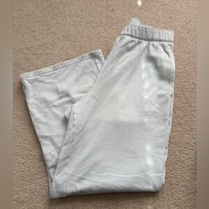 Hollister Women’s Light Blue Wide Leg Sweatpants